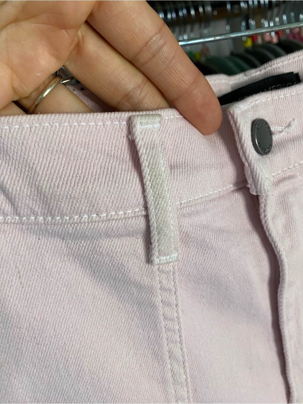 MODERN AMERICAN Farrah Crop Utility Wide Leg Jeans in Blush! 🌸 - Picture 16 of 16